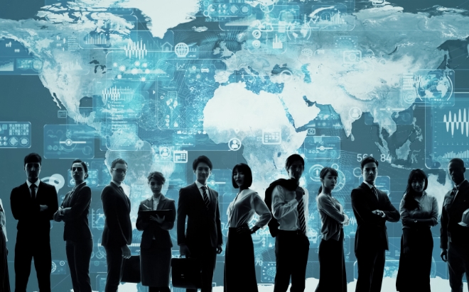 Abundant human resources from Japan and abroad